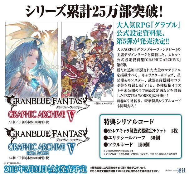 買動漫 Acg網路書店 代訂 碧藍幻想granblue Fantasy Graphic Archive V Extra畫集