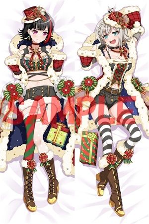 買動漫 Mu S 同人枕套代購 なぞめきたる なぞめきたる Bang Dream 青葉モカ美竹蘭クリスマス限定抱き枕カバー 160 50cm Bang Dream 綜合