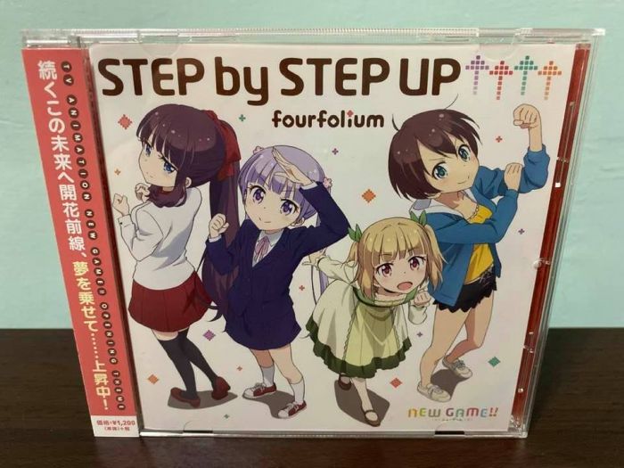 買動漫 New Game 日版通常盤cd Fourfolium Step By Step Up Op 涼風青葉瀧本日富美