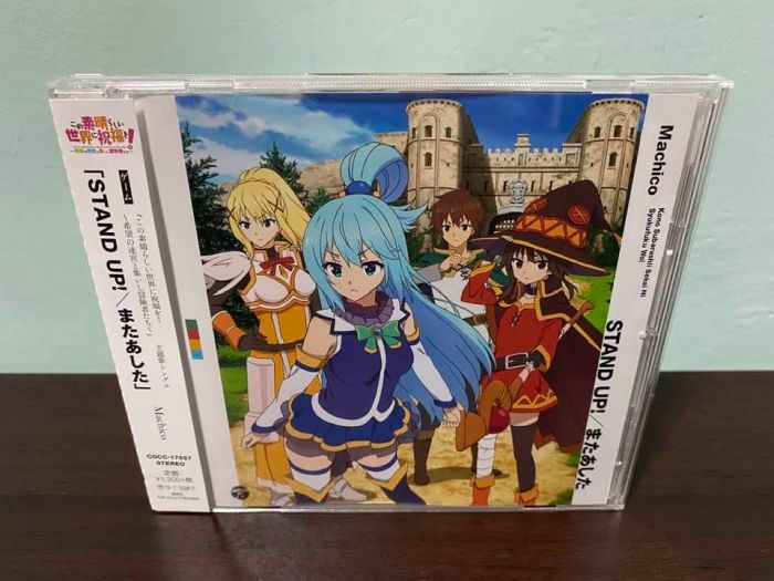 買動漫 為美好的世界獻上祝福 日版通常盤cd Machico Stand Up またあした阿克婭惠惠達克妮絲