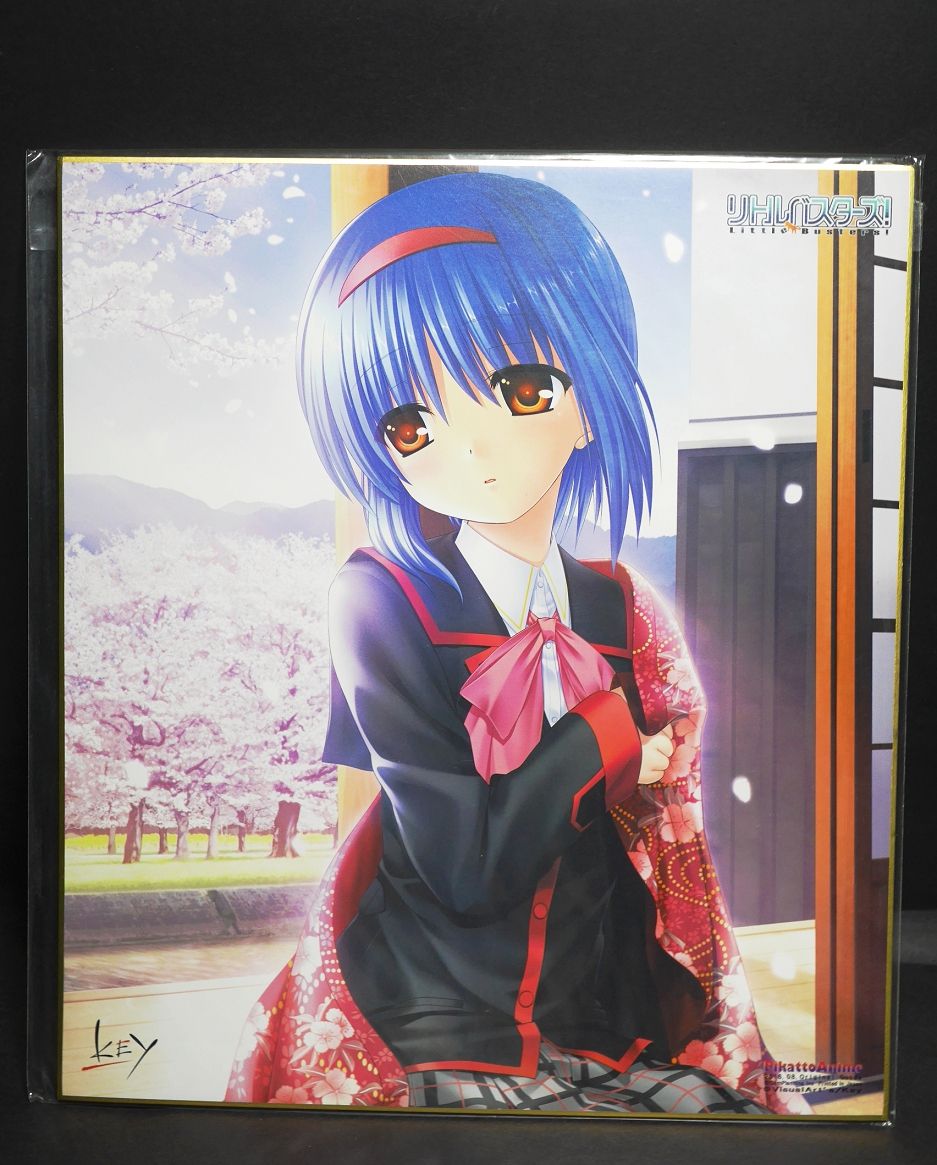 買動漫 Ge小舖 全新現貨 Little Busters 小小破壞者遊戲原畫款複製畫色紙板西園美魚