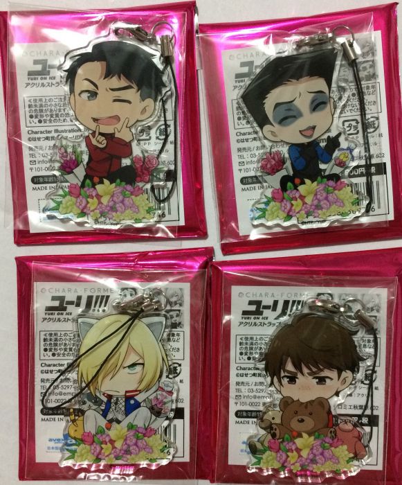 現貨 日本冰上的勇利yuri On Ice 壓克力吊飾vol 3 尤里 季光虹 波波 J J 吊飾類 動漫周邊 買動漫