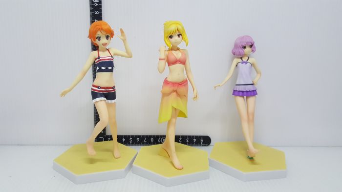 買動漫 展示品特價 3款合售 日版wave Beach Queens 夏色奇蹟逢澤夏海凜子1 10 Pvc 紗季