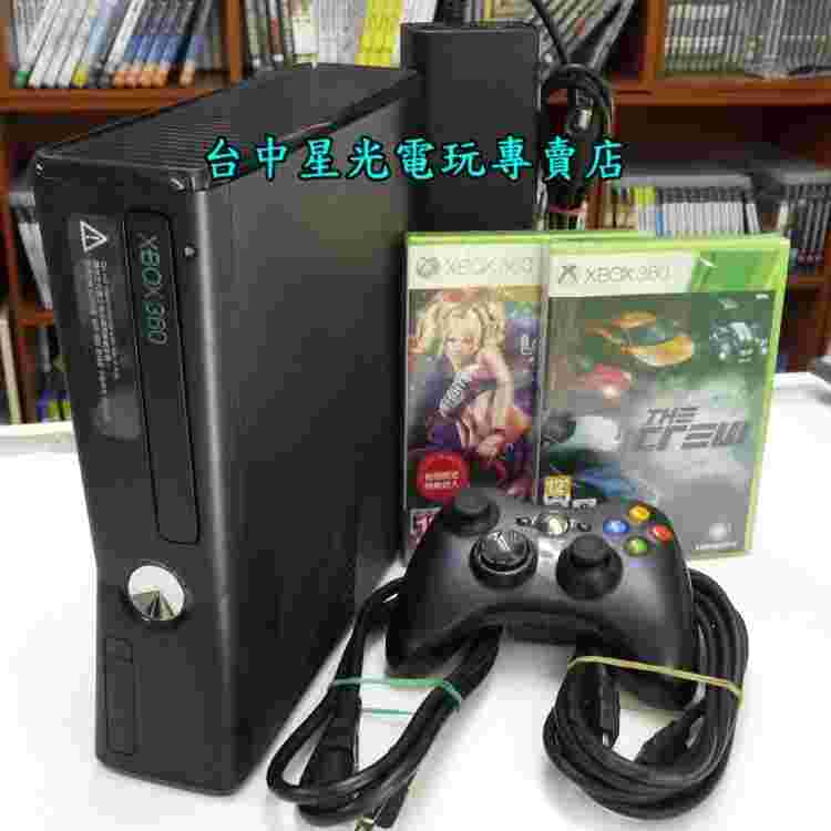 買動漫 Xbox360主機 Slim版黑色霧面雙45奈米主機135w 遊戲 中古二手商品 台中星光電玩